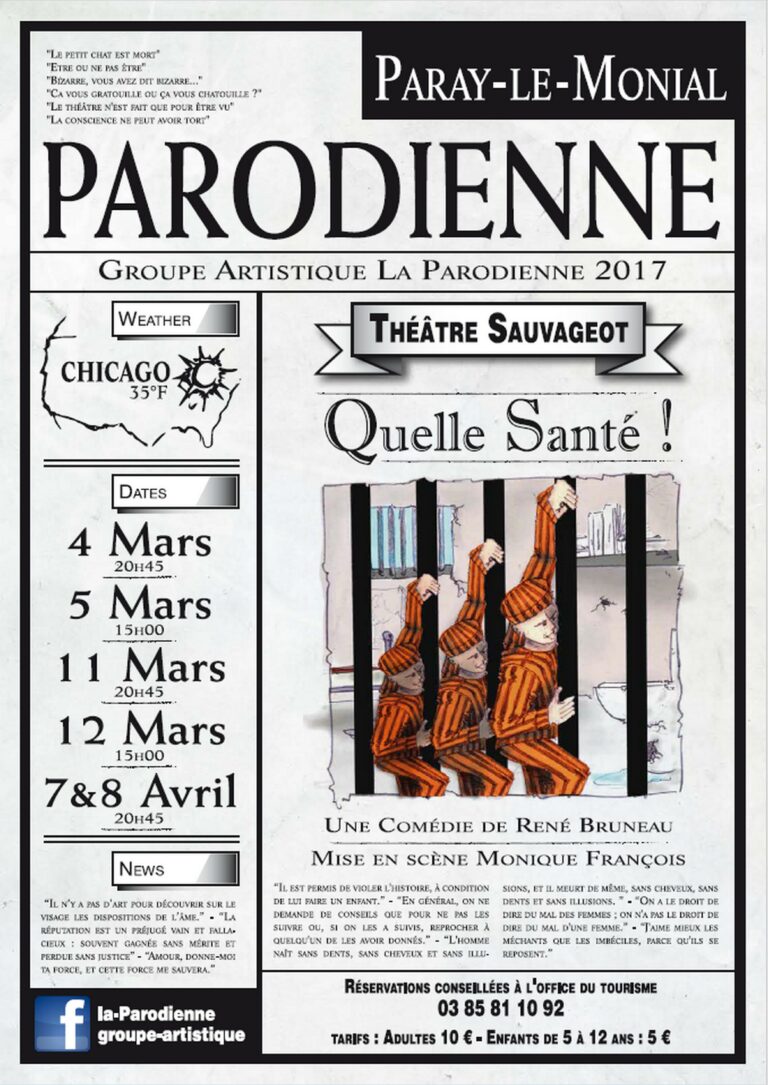 Théâtre Groupe Artistique La Parodienne Paray-le-Monial