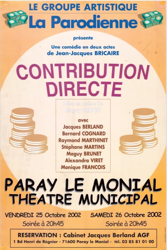 Théâtre Groupe Artistique La Parodienne Paray-le-Monial