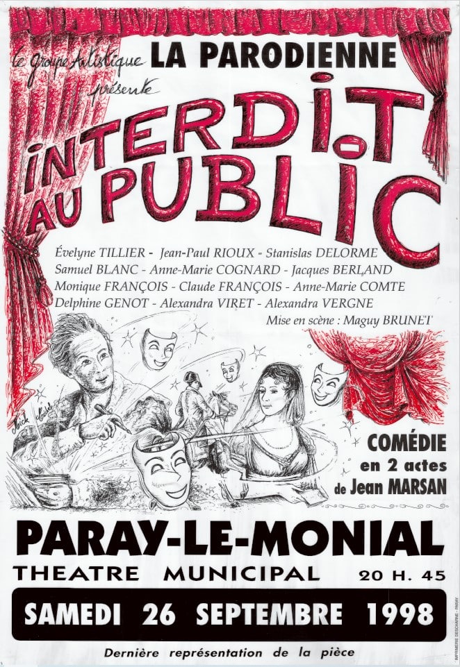 Théâtre Groupe Artistique La Parodienne Paray-le-Monial