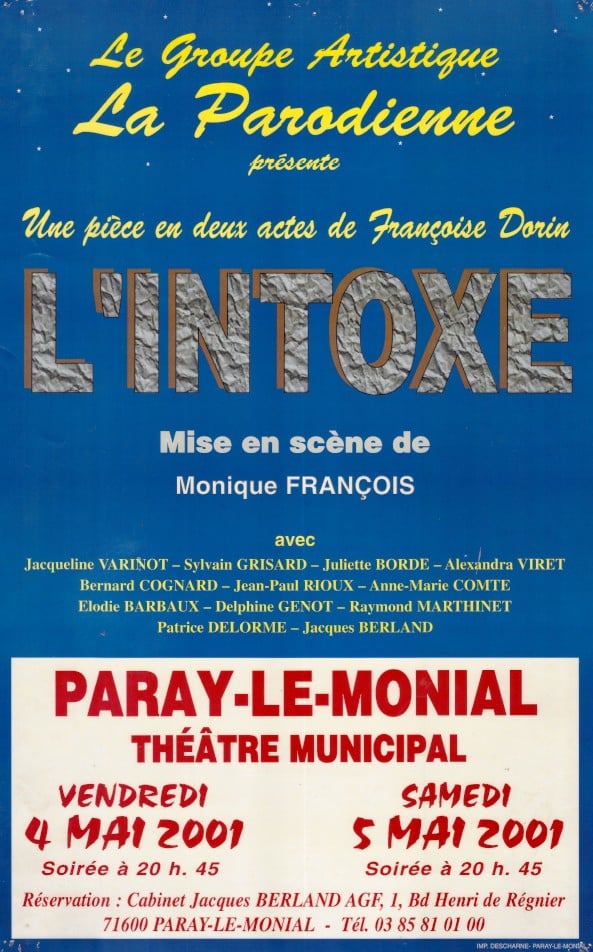 Théâtre Groupe Artistique La Parodienne Paray-le-Monial