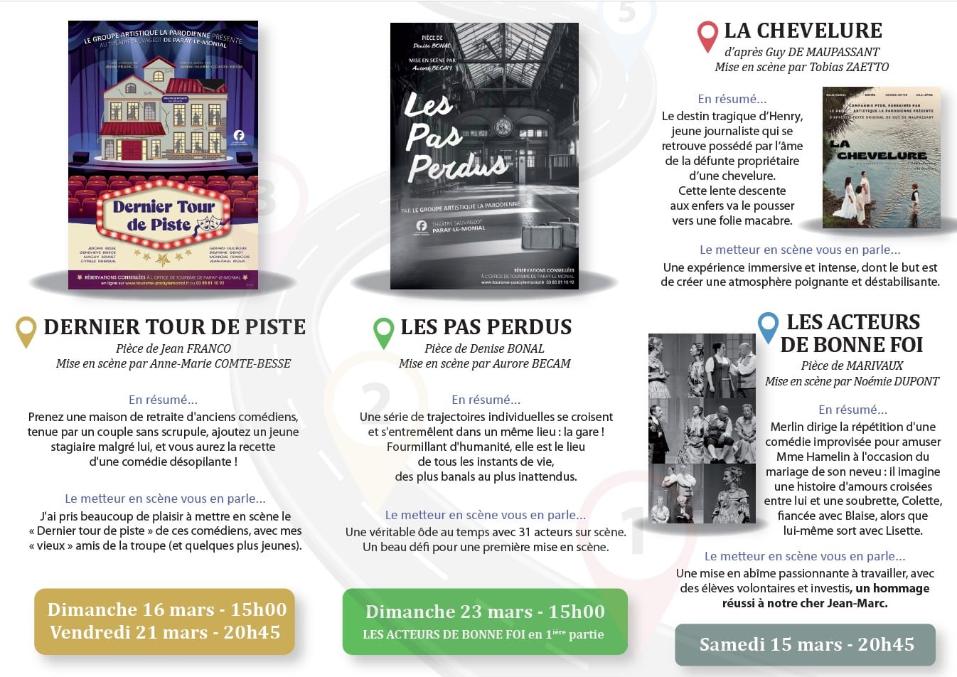 Théâtre Groupe Artistique La Parodienne Paray-le-Monial